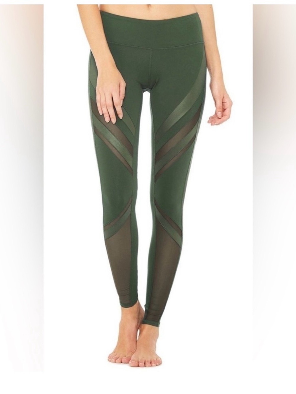 ALO Moto Leggings with Mesh Panels